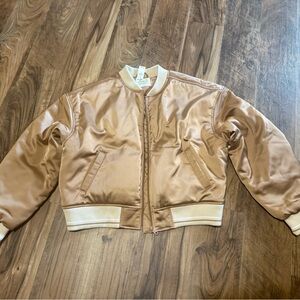 Aerie Tan Bomber Jacket